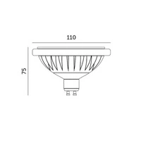 LED bulb ES111 / GU10 15W neutral 4000K