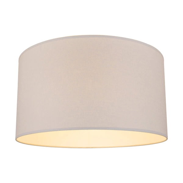 Lampshade Cylinder E27 H40 Light Gray Fabric A0421