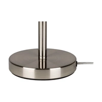 Podstawa lampy stołowej 1xE27 maks. 60W kabel satynowy metal/przezroczysty PVC 7240127B