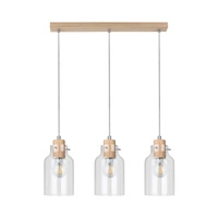 Alessandro Wood Pendant Lamp 3xE27 Max.60W Oiled/Transparent Oak 1760374