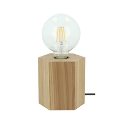 Hexar Table Lamp 1xE27 Max.25W Oiled Oak/Anthracite/Braided 7011174