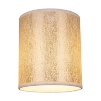 Lampshade Cylinder E27 H20 Gold Synthetic Fabric A1297