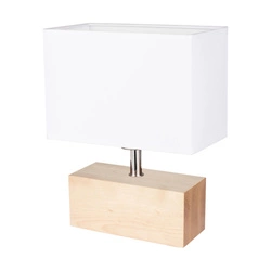 Theo Table Lamp 1xE27 Max.25W Birch/Black/White 7462160