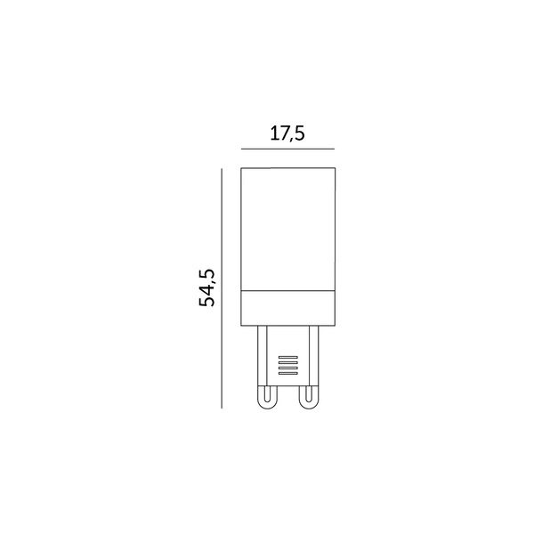 LED bulb G9 4W color NEUTRAL