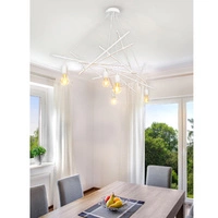 Lampa wisząca Glenn 5xE27 maks. 60W biały metal/biały kabel PVC 9222502