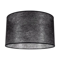 Lampshade Cylinder E27 H30 Black Synthetic Fabric A1326