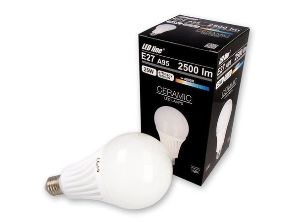 LED line E27 170-250V 25W 2500LM 4000K A95 bulb