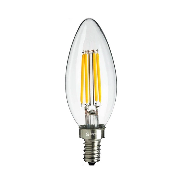 FILAMENT LED decorative light bulb E14 4W warm 2700K candle