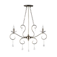 Lampa Sufitowa Maestra 2xE14 Max.40W Patyna Metal/Szkło Przezroczyste 5312211