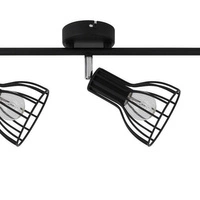 Lampa listwa czarna z drutu 3pkt MEGAN 75cm 2743304