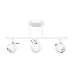 Lea Ceiling Lamp 3xGU10 Max.50W Chrome Metal/White Metal 5019302