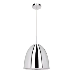 Mads Pendant Lamp 1xE27 Max.60W Chrome Metal/Transparent PVC Cable 1620128