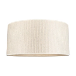 Cylindrical lampshade 1xE27 H20 Cream With Silver Thread Fi500 H240 A1529