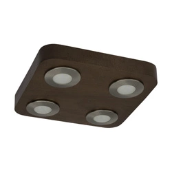 Sunniva Lampa Sufitowa Incl.4xLED 5W Orzech/Satyna 2291476