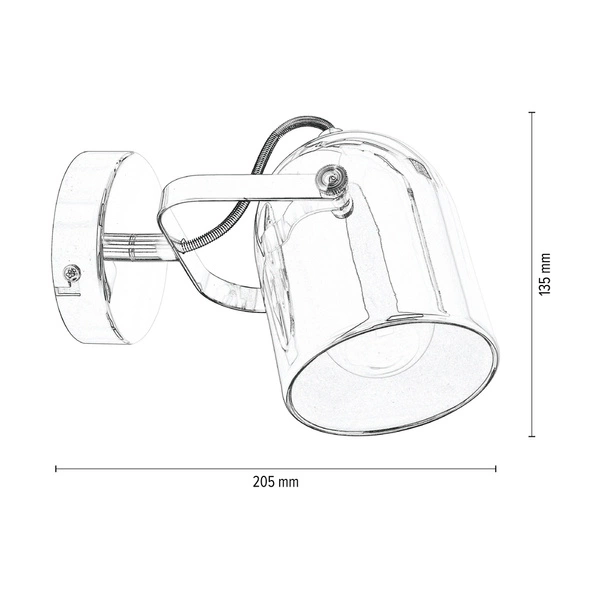 Wall lamp INGA chrome 2741128