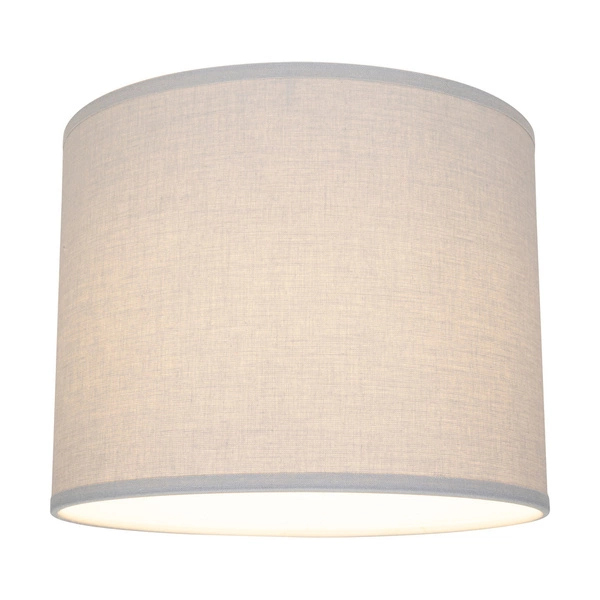 Abażur Cylinder E27 H20 Szary Tkanina A0018