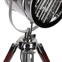 Movie Table Lamp 1xE27 Max.60W Aluminum Metal/Wenge Wood 1223127