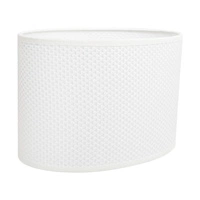 Lampshade Oval 1xE27 H20 White L360/W240 H200 A1535