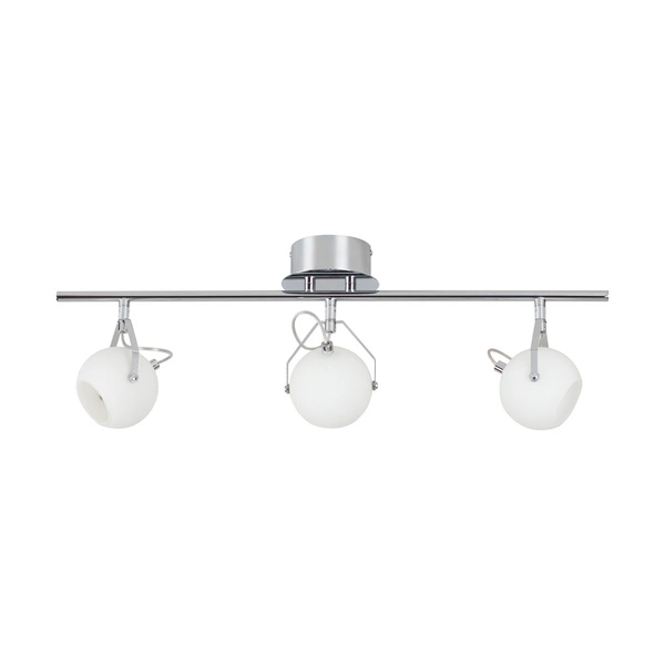 Ida Ceiling Lamp Incl. 3xLED Integrated 1200lm 2700K 3W Chrome Metal/White Glass 2760328