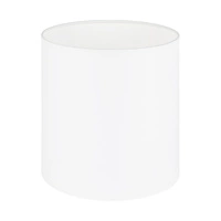 Puro Table Lamp 1xE27 Max.25W Black Metal/White Fabric Shade/Black PVC Cable 7010409610001