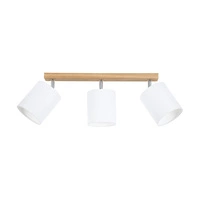 Aprillia Ceiling Lamp 3xE27 Max.25W Oiled Oak/White 56744374