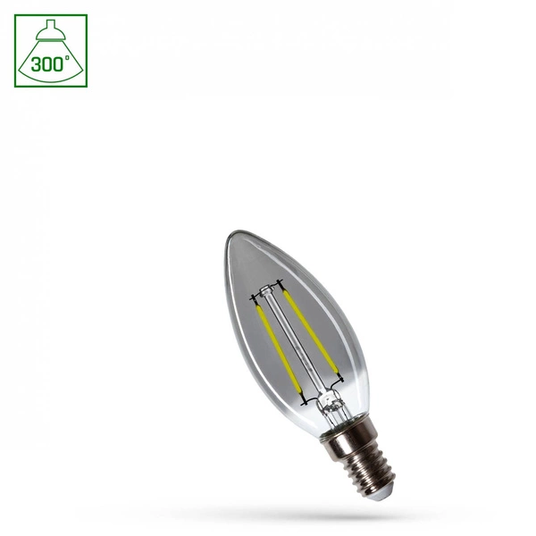 LED CANDLE E-14 230V 2.5W COG NW MODERNSHINE SPECTRUM