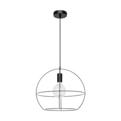 Casa Palla Lampa Wisząca 1xE27 Max.60W Czarny/Czarny PVC 17849104