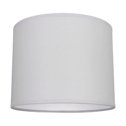 Lampshade Cylinder E27 H20 Gray Fabric