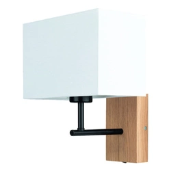 Sonar Wall lamp 1xE27 Max.25W Oiled Oak/Black/White 5721974