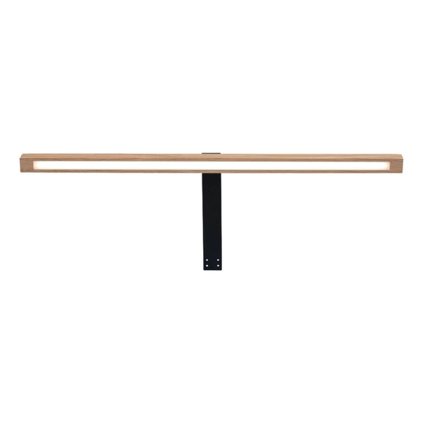 Aqua Viva Over-cabinet Lamp 1xLED 24V Integrated 9W Black/Oiled Oak 89421104