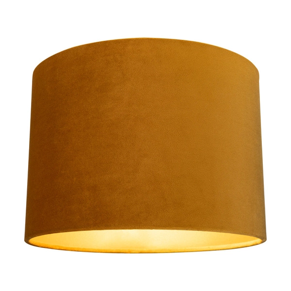 Lampshade Cylinder E27 H40 Honey Velvet A1394