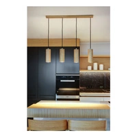 Pipe Pendant Lamp Incl. 4xGU10 LED 5W Oiled Oak/Anthracite 1551474