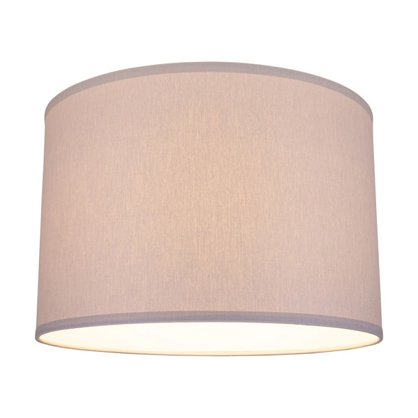 Lampshade Cylinder E27 H40 Gray Cotton A0555