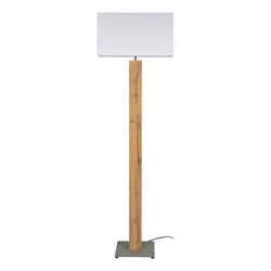 Milano Floor Lamp 1xE27 Max.60W Gray/Oak veneer/Transparent PVC/White 660219187