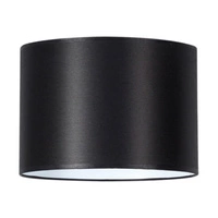 Lampa stołowa Swan 1xE27 maks. 40W Czarny metal/czarny kabel PCV/czarny klosz z tkaniny 89249104