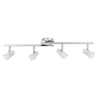 Ariel Ceiling Lamp Incl. 4xG9 Max.28W Chrome Metal/White Glass 2408428