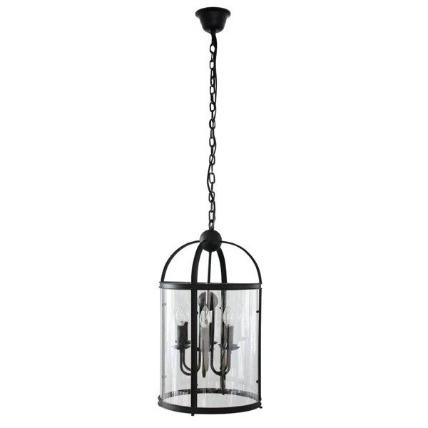 Lampa wisząca BELLONA śr. 36cm E14 | czarny 9800604