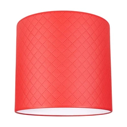 Lampshade Cylinder E27 H0 Red Fabric A0927