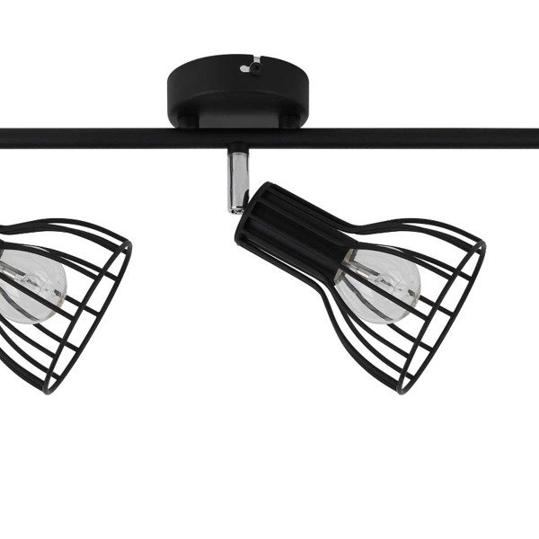 Megan Ceiling Lamp 3xE14 Max.40W Black 2743304