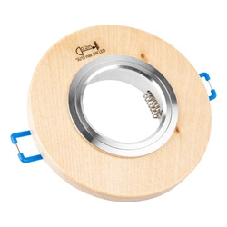 Vitar Wood Round Downlight 1xGU10 Max.6W LED Birch Wood 2011160