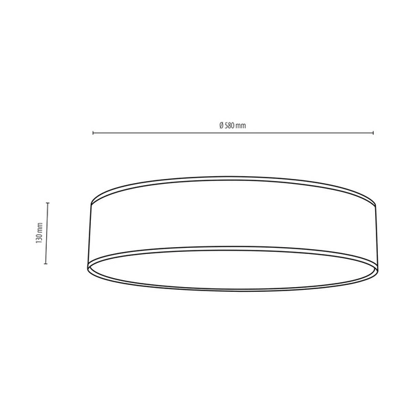 Nevoa Ceiling Lamp 4xE27 Max.25W White Metal/Gold Fabric Shade 47945802