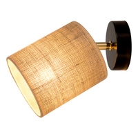 Jute Wall lamp 1xE27 Max.25W Black/Beige 56793104