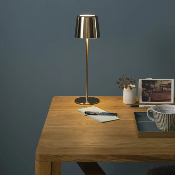 Lampa stołowa Xaana LED CCT+DIM regulowana | mosiądz