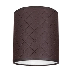 Lampshade Cylinder E27 H20 Brown Fabric A0842