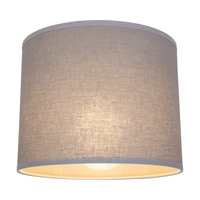 Lampshade Cylinder E27 H35 Light Gray Cotton A0230