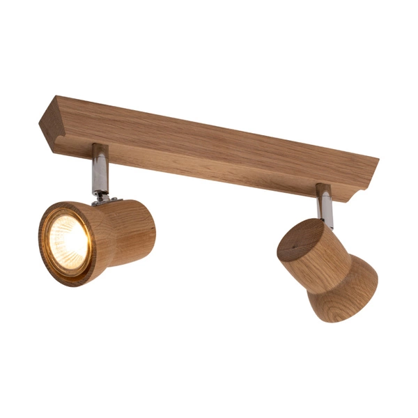 Lampa listwa drewniana VENLA II 29cm 2434274