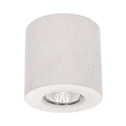 Concretedream Round Ceiling Lamp 1xGU10 Max.6W White Concrete