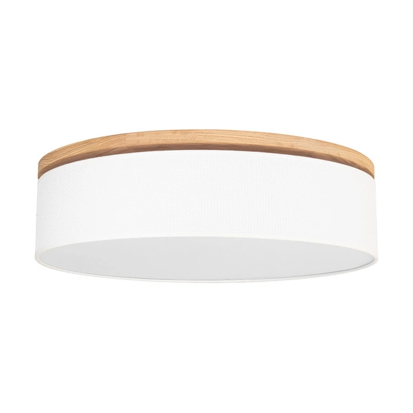 Benita Ceiling Lamp 4xE27 Max.25W Oiled Oak/White 4047400311544