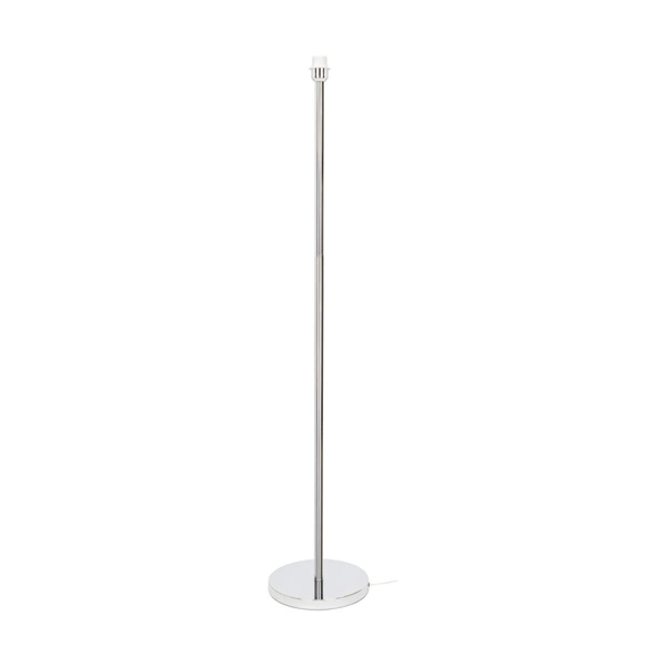 Floor Lamp Base 1xE27 Max.60W Chrome Metal/Transparent PVC Cable 1240128B