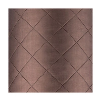 Lampshade Cylinder E27 H30 Brown Synthetic Fabric A0937